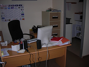 Kris Safarova at her first office